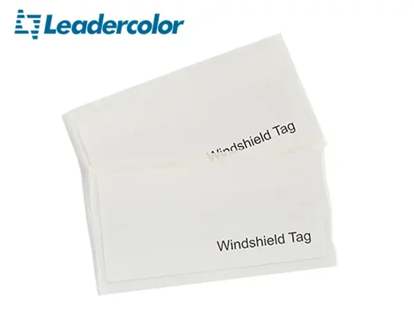 LDR-11045 UHF RFID windshield Label