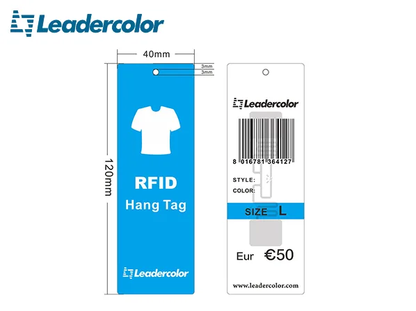 LDR-12040H Étiquette à suspendre RFID UHF